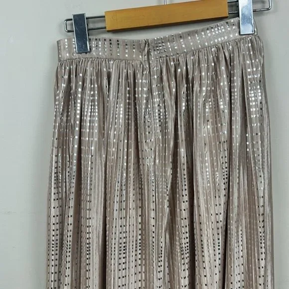 ANTHROPOLOGIE Sabina musayev cassia shine pleated skirt - Picture 5 of 10